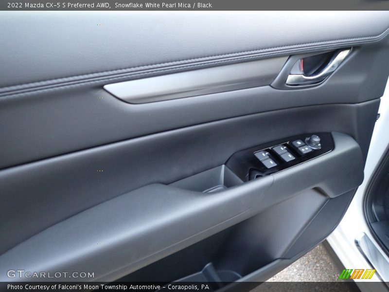Snowflake White Pearl Mica / Black 2022 Mazda CX-5 S Preferred AWD