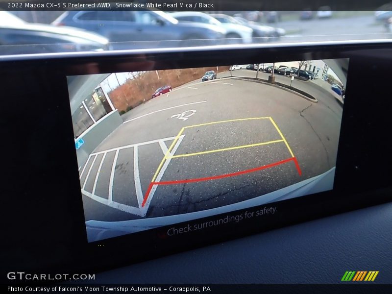 Snowflake White Pearl Mica / Black 2022 Mazda CX-5 S Preferred AWD