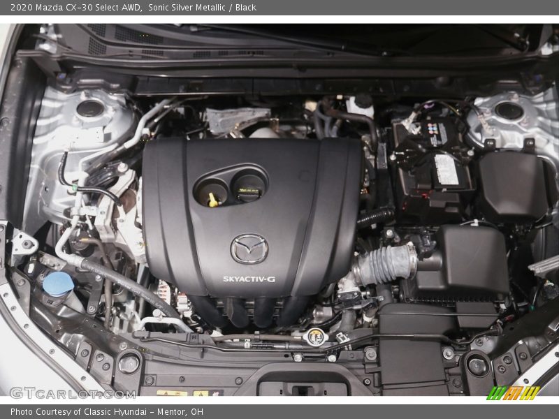 Sonic Silver Metallic / Black 2020 Mazda CX-30 Select AWD