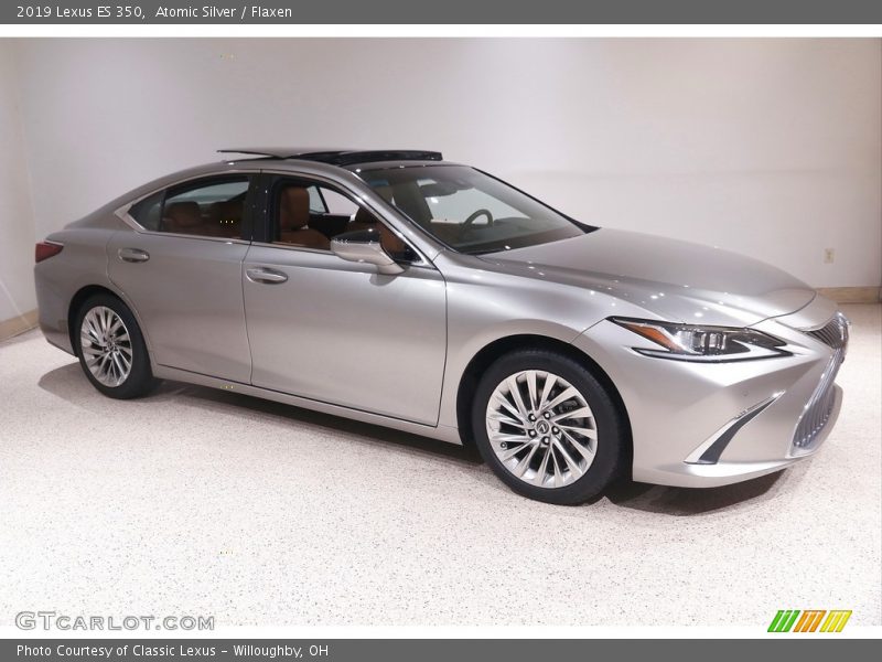 Atomic Silver / Flaxen 2019 Lexus ES 350