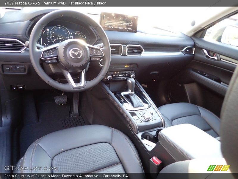  2022 CX-5 S Premium AWD Black Interior