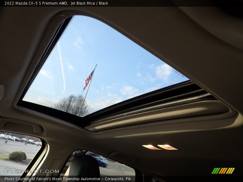 Jet Black Mica / Black 2022 Mazda CX-5 S Premium AWD