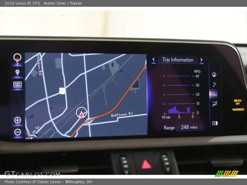 Atomic Silver / Flaxen 2019 Lexus ES 350