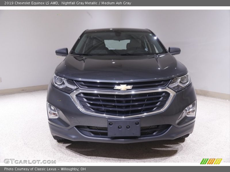 Nightfall Gray Metallic / Medium Ash Gray 2019 Chevrolet Equinox LS AWD