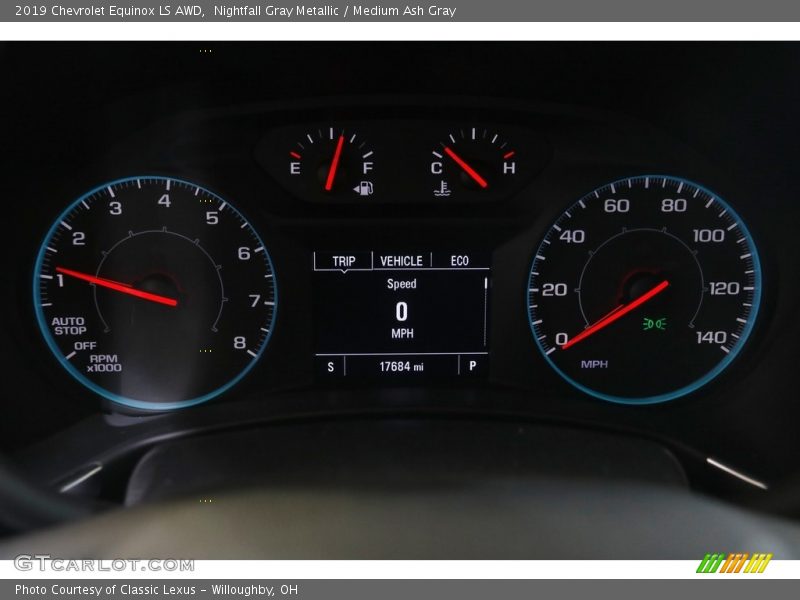 Nightfall Gray Metallic / Medium Ash Gray 2019 Chevrolet Equinox LS AWD