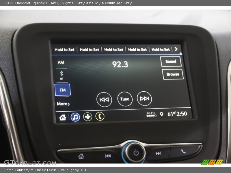 Nightfall Gray Metallic / Medium Ash Gray 2019 Chevrolet Equinox LS AWD