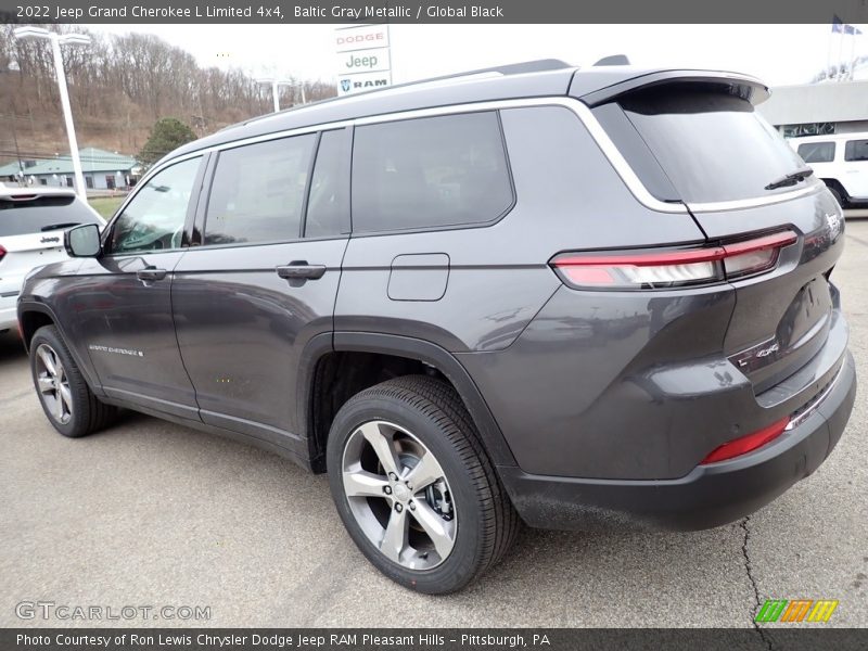 Baltic Gray Metallic / Global Black 2022 Jeep Grand Cherokee L Limited 4x4