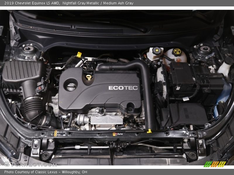 Nightfall Gray Metallic / Medium Ash Gray 2019 Chevrolet Equinox LS AWD