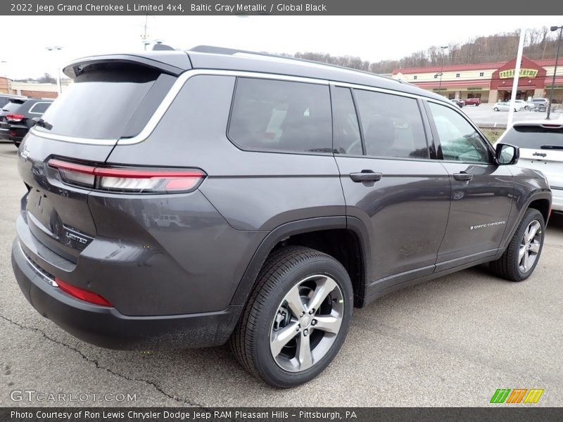 Baltic Gray Metallic / Global Black 2022 Jeep Grand Cherokee L Limited 4x4