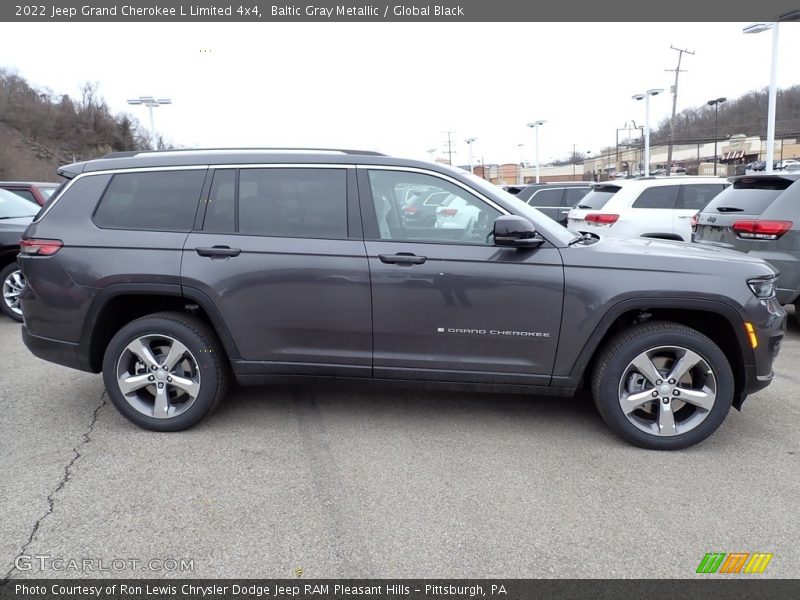 Baltic Gray Metallic / Global Black 2022 Jeep Grand Cherokee L Limited 4x4
