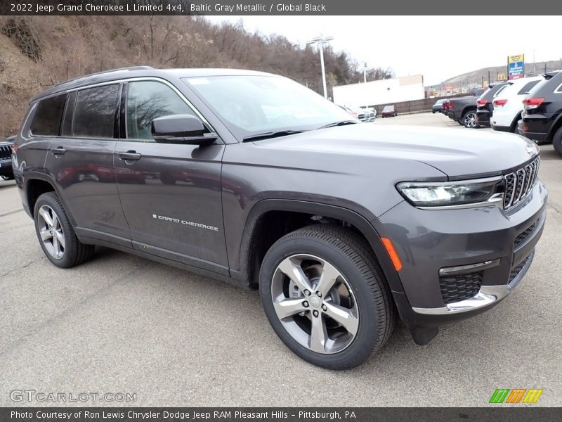 Baltic Gray Metallic / Global Black 2022 Jeep Grand Cherokee L Limited 4x4
