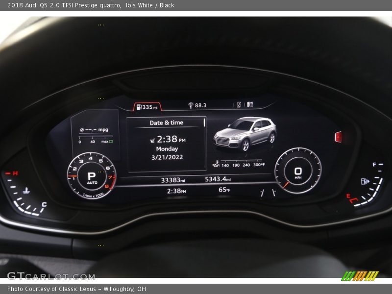  2018 Q5 2.0 TFSI Prestige quattro 2.0 TFSI Prestige quattro Gauges