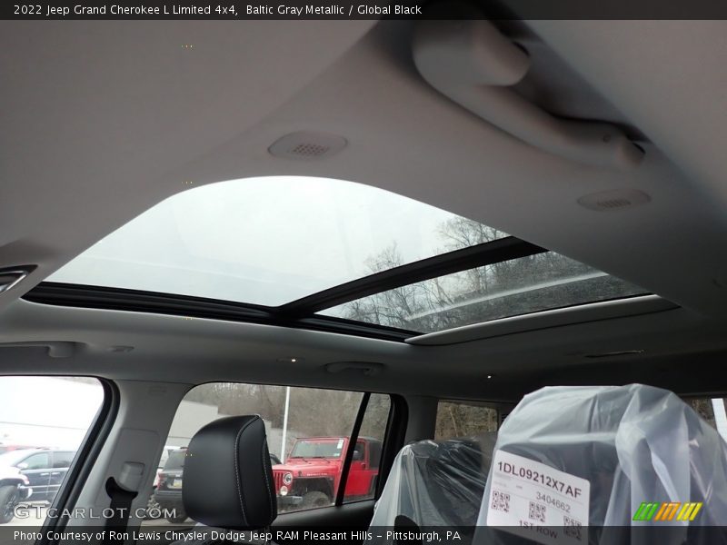 Baltic Gray Metallic / Global Black 2022 Jeep Grand Cherokee L Limited 4x4