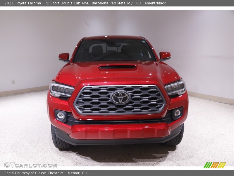 Barcelona Red Metallic / TRD Cement/Black 2021 Toyota Tacoma TRD Sport Double Cab 4x4