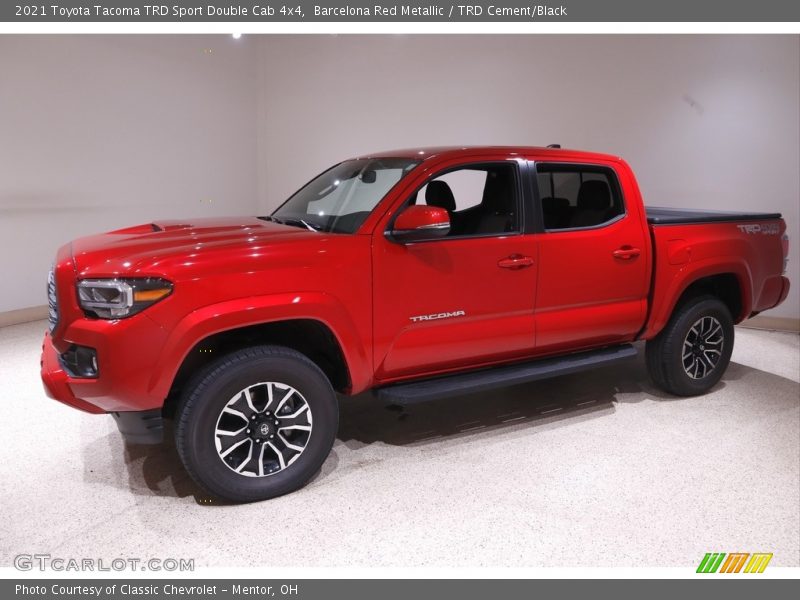 Barcelona Red Metallic / TRD Cement/Black 2021 Toyota Tacoma TRD Sport Double Cab 4x4