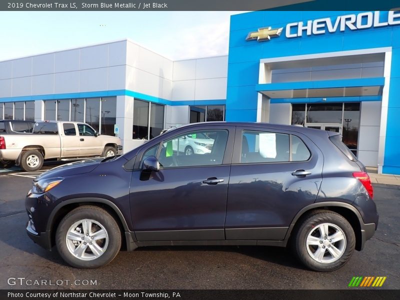 Storm Blue Metallic / Jet Black 2019 Chevrolet Trax LS