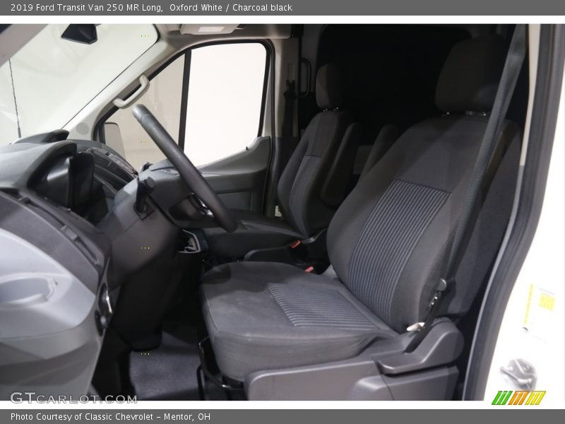 Oxford White / Charcoal black 2019 Ford Transit Van 250 MR Long