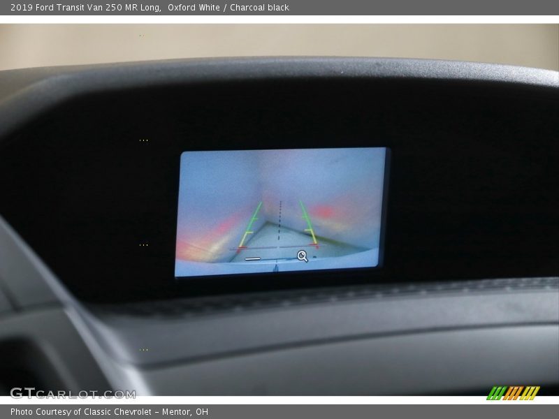 Oxford White / Charcoal black 2019 Ford Transit Van 250 MR Long