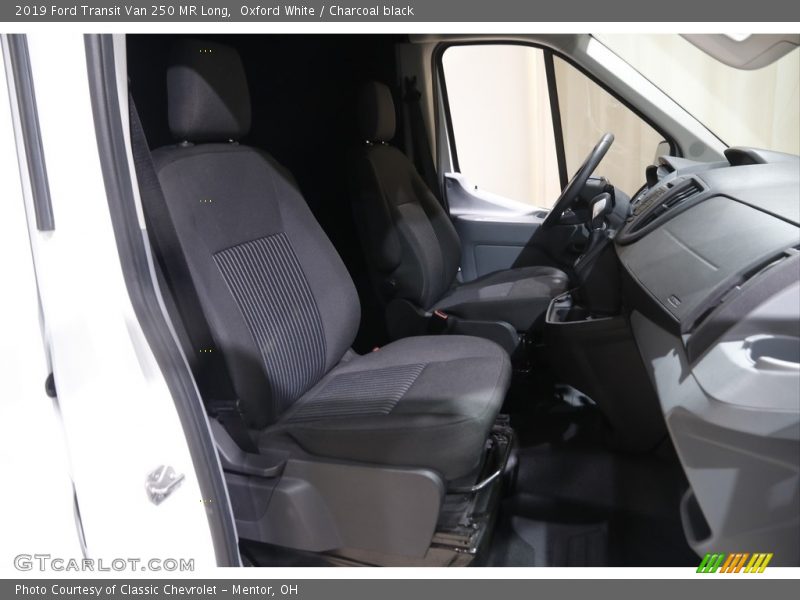 Oxford White / Charcoal black 2019 Ford Transit Van 250 MR Long