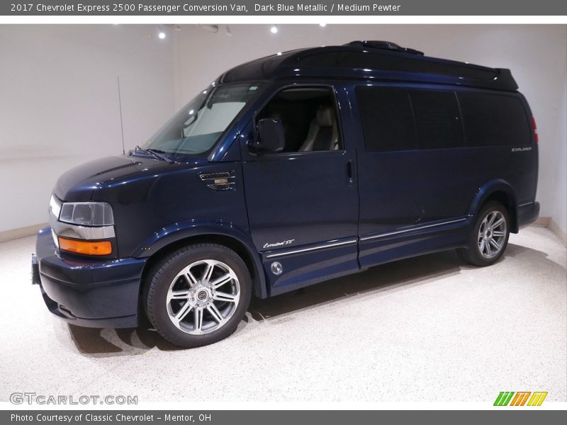  2017 Express 2500 Passenger Conversion Van Dark Blue Metallic