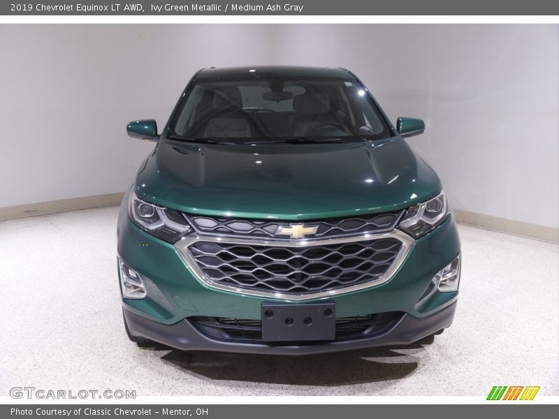 Ivy Green Metallic / Medium Ash Gray 2019 Chevrolet Equinox LT AWD