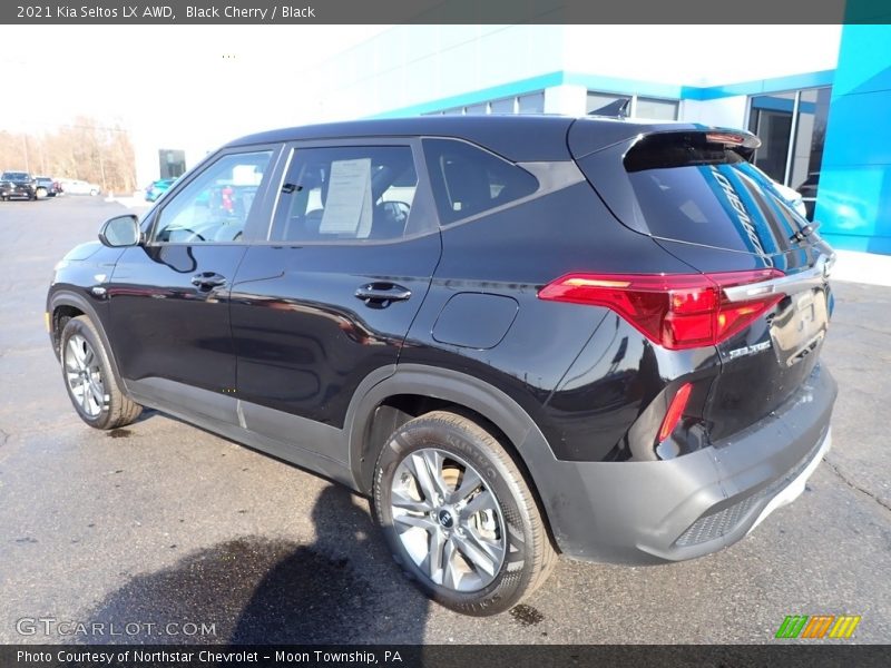 Black Cherry / Black 2021 Kia Seltos LX AWD