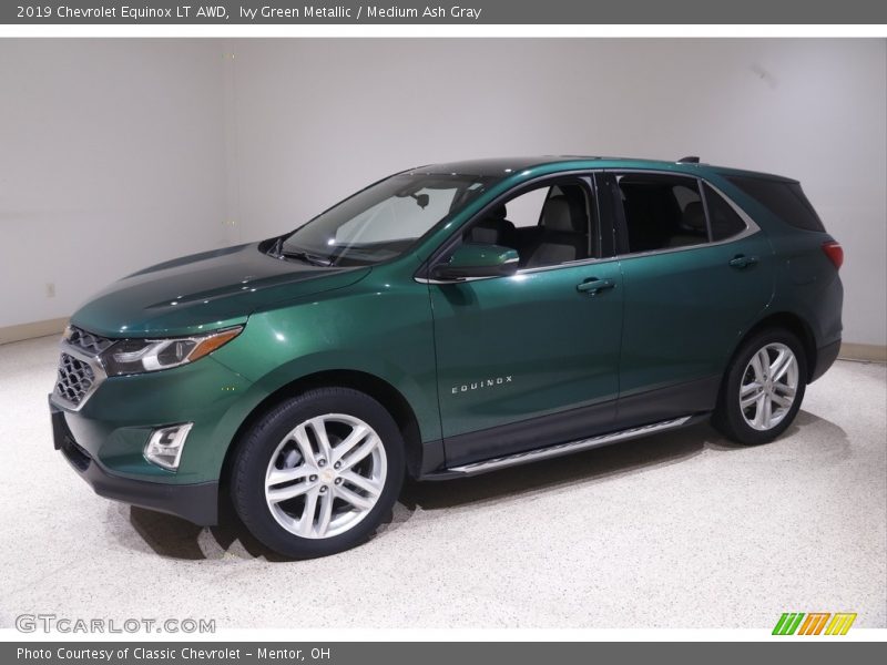 Ivy Green Metallic / Medium Ash Gray 2019 Chevrolet Equinox LT AWD