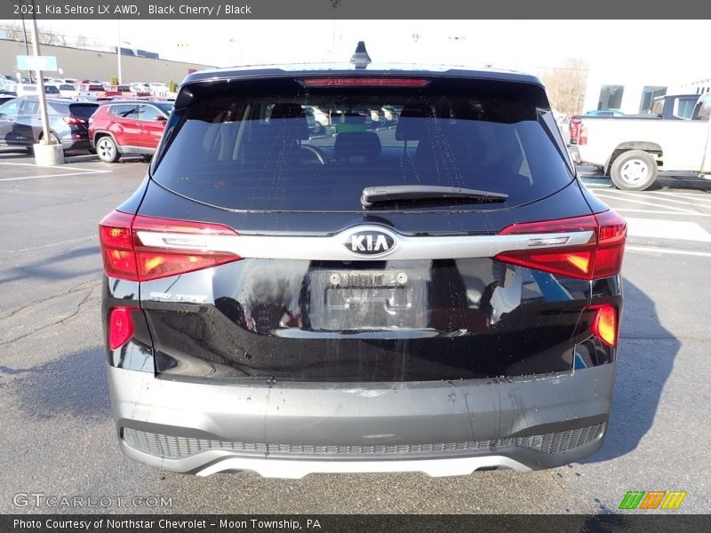 Black Cherry / Black 2021 Kia Seltos LX AWD