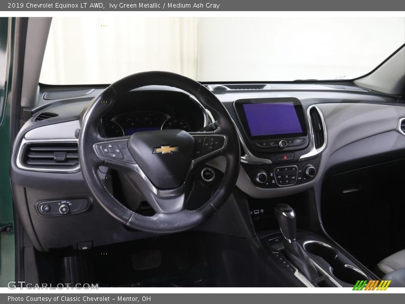 Ivy Green Metallic / Medium Ash Gray 2019 Chevrolet Equinox LT AWD