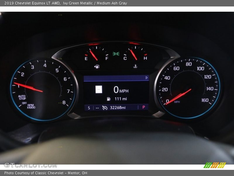 Ivy Green Metallic / Medium Ash Gray 2019 Chevrolet Equinox LT AWD