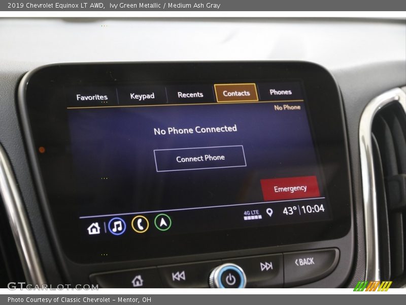 Ivy Green Metallic / Medium Ash Gray 2019 Chevrolet Equinox LT AWD