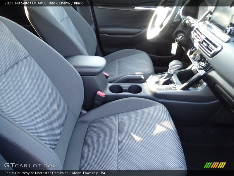 Black Cherry / Black 2021 Kia Seltos LX AWD