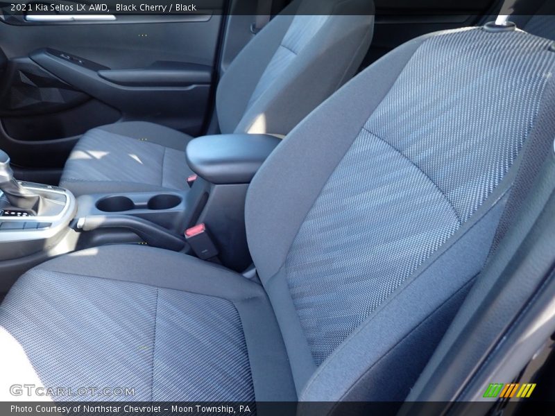 Black Cherry / Black 2021 Kia Seltos LX AWD