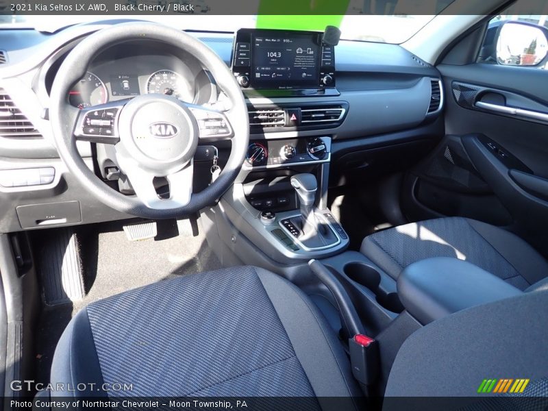 Black Cherry / Black 2021 Kia Seltos LX AWD