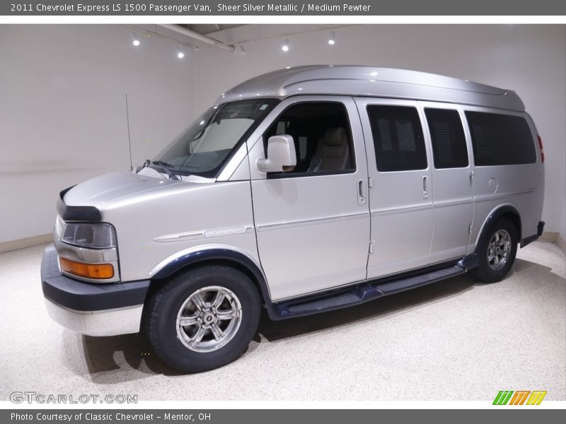 Sheer Silver Metallic / Medium Pewter 2011 Chevrolet Express LS 1500 Passenger Van
