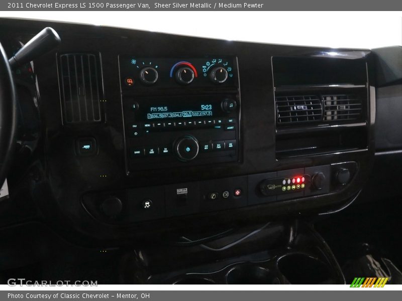 Sheer Silver Metallic / Medium Pewter 2011 Chevrolet Express LS 1500 Passenger Van