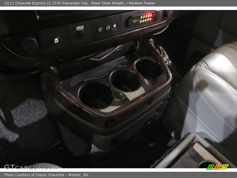 Sheer Silver Metallic / Medium Pewter 2011 Chevrolet Express LS 1500 Passenger Van