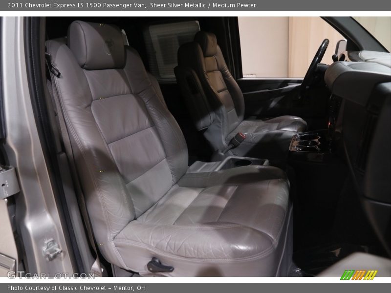 Sheer Silver Metallic / Medium Pewter 2011 Chevrolet Express LS 1500 Passenger Van