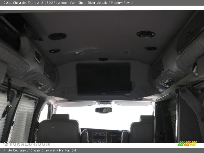 Sheer Silver Metallic / Medium Pewter 2011 Chevrolet Express LS 1500 Passenger Van