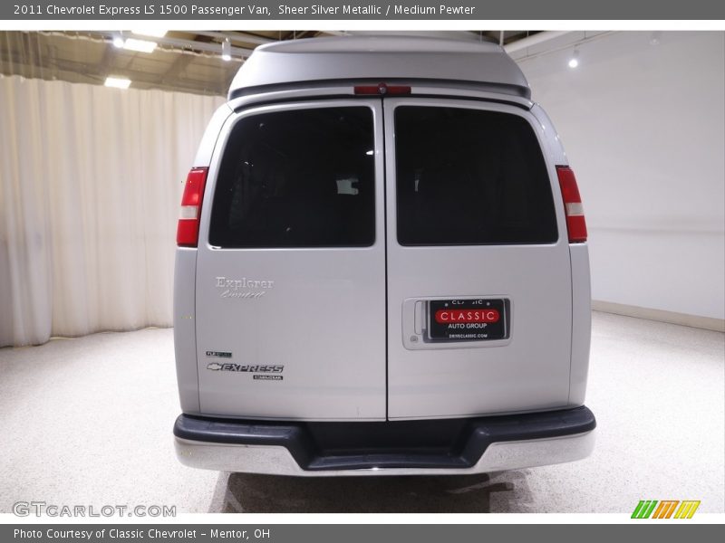 Sheer Silver Metallic / Medium Pewter 2011 Chevrolet Express LS 1500 Passenger Van