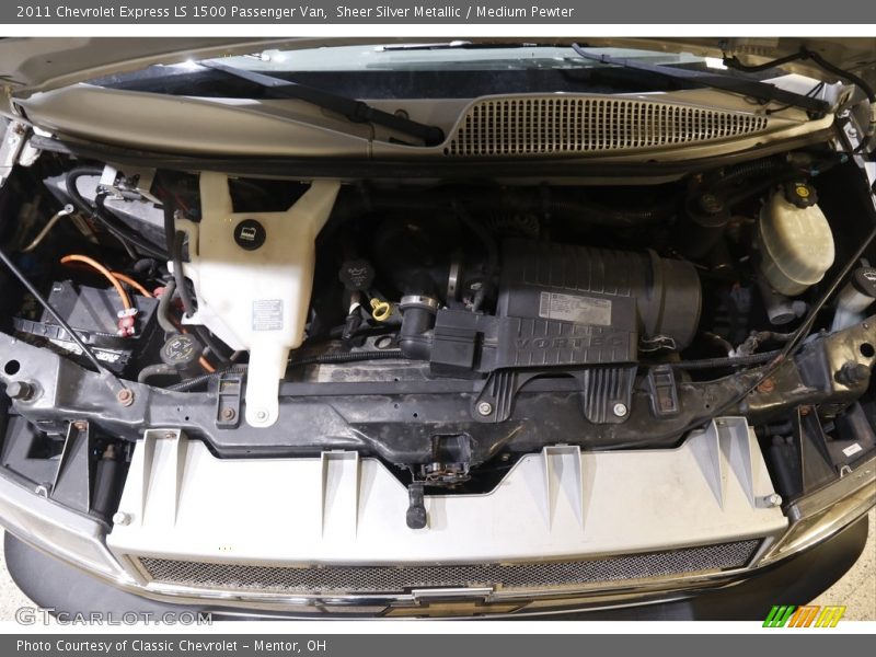 Sheer Silver Metallic / Medium Pewter 2011 Chevrolet Express LS 1500 Passenger Van