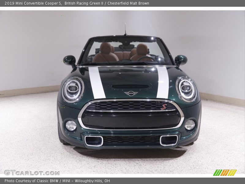 British Racing Green II / Chesterfield Malt Brown 2019 Mini Convertible Cooper S