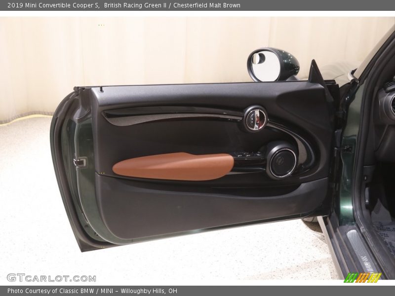British Racing Green II / Chesterfield Malt Brown 2019 Mini Convertible Cooper S