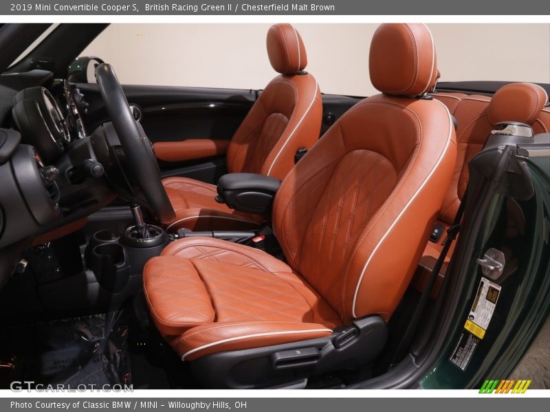 Front Seat of 2019 Convertible Cooper S
