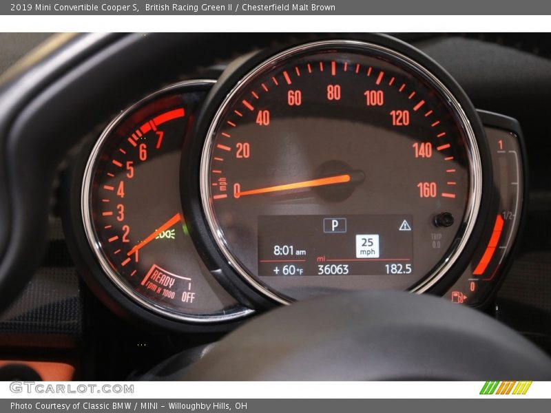  2019 Convertible Cooper S Cooper S Gauges