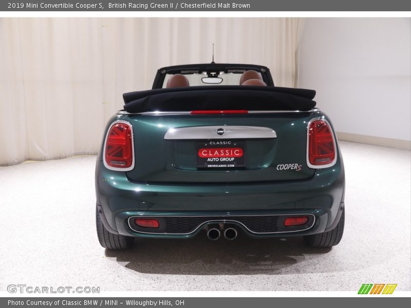 British Racing Green II / Chesterfield Malt Brown 2019 Mini Convertible Cooper S