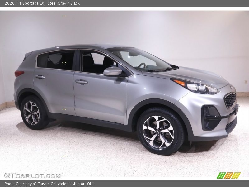 Steel Gray / Black 2020 Kia Sportage LX