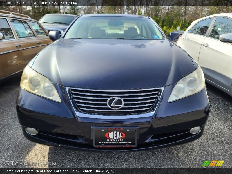 Blue Onyx Pearl / Black 2007 Lexus ES 350