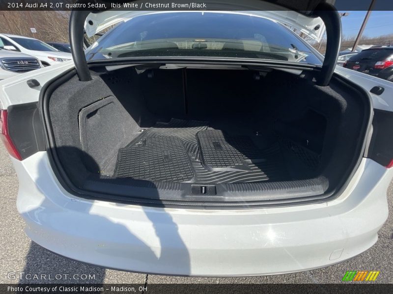 Ibis White / Chestnut Brown/Black 2014 Audi A4 2.0T quattro Sedan