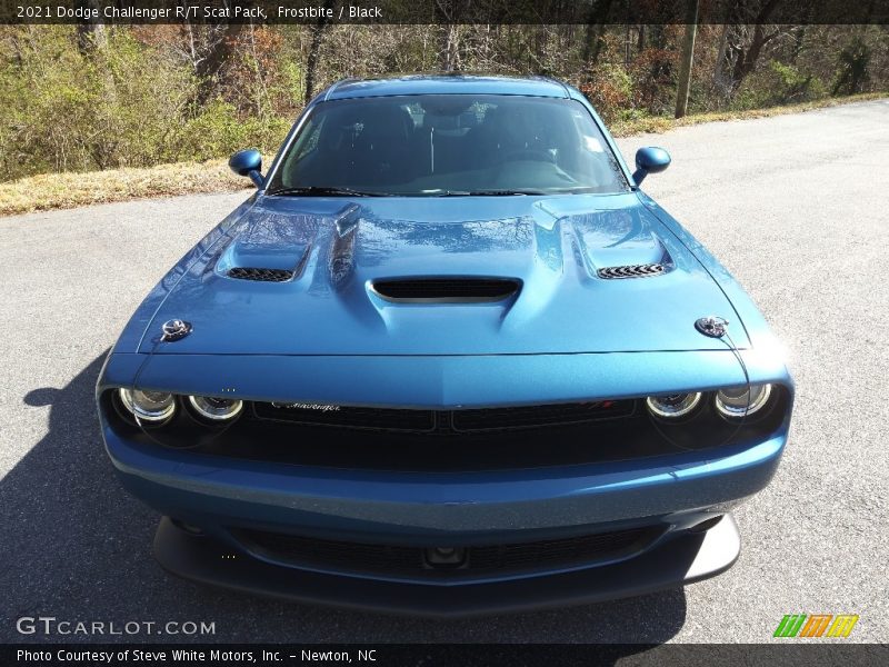 Frostbite / Black 2021 Dodge Challenger R/T Scat Pack